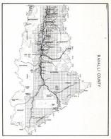 Ravalli County, Bitterroot National Forest, Medicine Spring, Darby, Gorus, Como, Hamilton, Woodside, Stevensville, Montana State Atlas 1950c